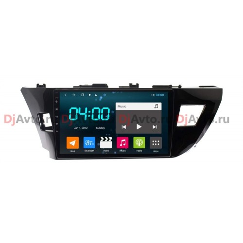 Штатная магнитола DjAvto 4653-4018 для Toyota Corolla XI 2013-2015 c DSP на Android 9.0