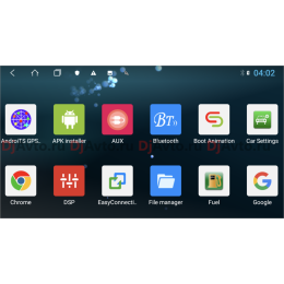 DjAvto 4610 - 4015 для Toyota Corolla (Правый Руль) 2004 - 2007 c DSP на Android 9.0