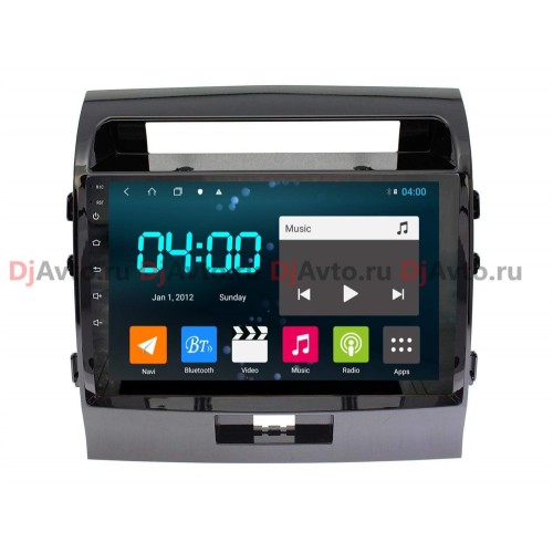Штатная магнитола DjAvto 4550 - 4018 для Toyota Land Cruiser 200 2007-2015 c DSP на Android 9.0