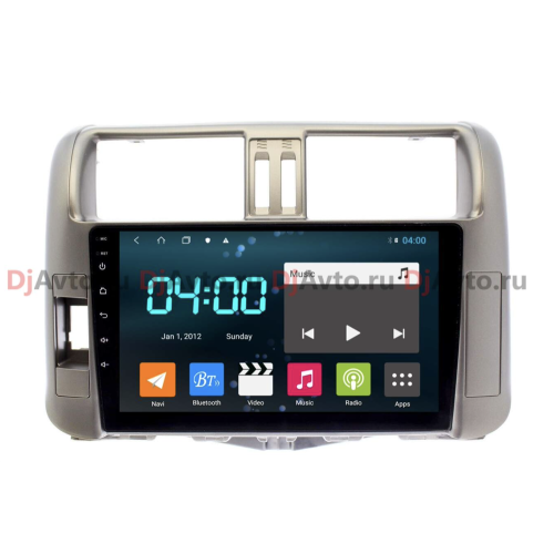Штатная магнитола DjAvto 4662 - 4015 для Toyota Land Cruiser Prado 150 2009-2013 c DSP на Android 9.0