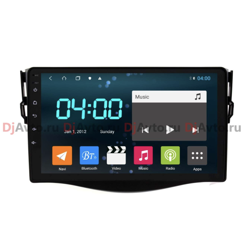 Штатная магнитола DjAvto 4671-4015 для Toyota Rav4, Vanguard 2007 - 2013 c DSP на Android 9.0