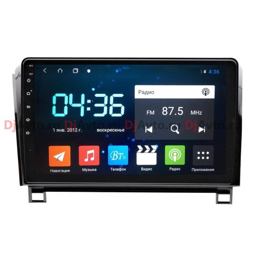 Штатная магнитола DjAvto 4612-4018 для Toyota Sequoia, Tundra 2007-2013 c DSP на Android 9.0