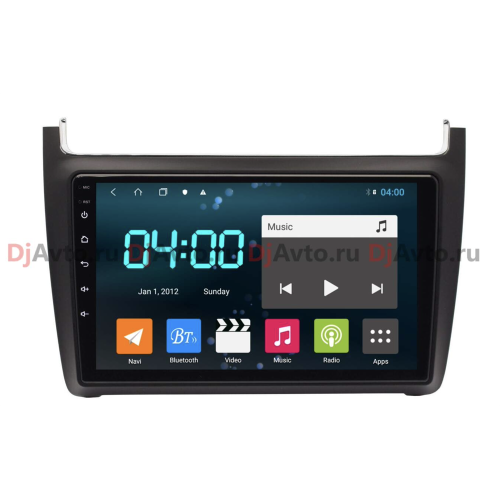 Штатная магнитола DjAvto 4564-4015 для Volkswagen Polo 5 2009-2019 c DSP на Android 9.0