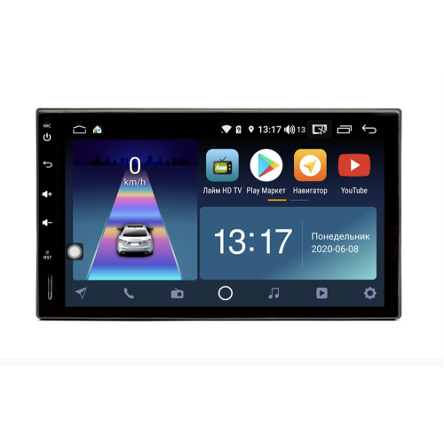 Штатная магнитола DayStar DS-7010ZM с DSP + 4G SIM + 6/128GB для 2 DIN универсальное головное устройство на Android 10.0