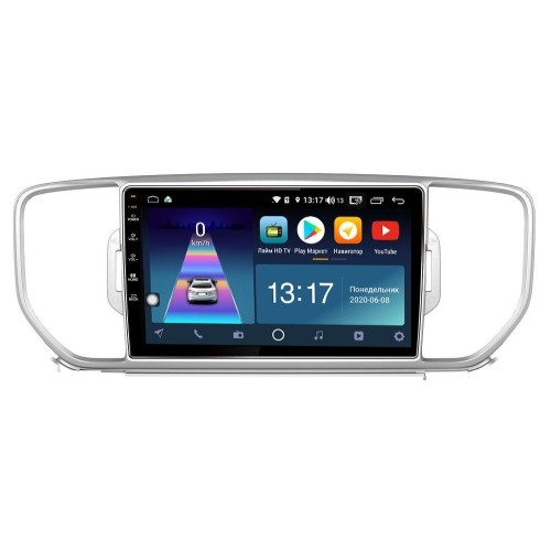 Штатная магнитола DayStar DS-7070ZM с DSP + 4G SIM + 6/128GB для KIA Sportage 2016-2018 на Android 10.0