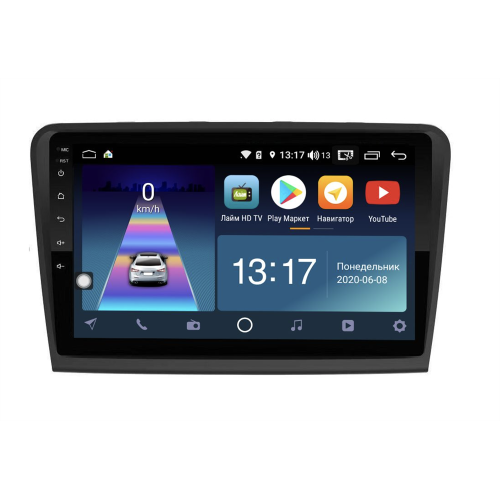 Штатная магнитола DayStar DS-7183ZM с DSP + 4G SIM + 6/128GB для Skoda Superb II (B6) 2008-2015 на Android 10.0