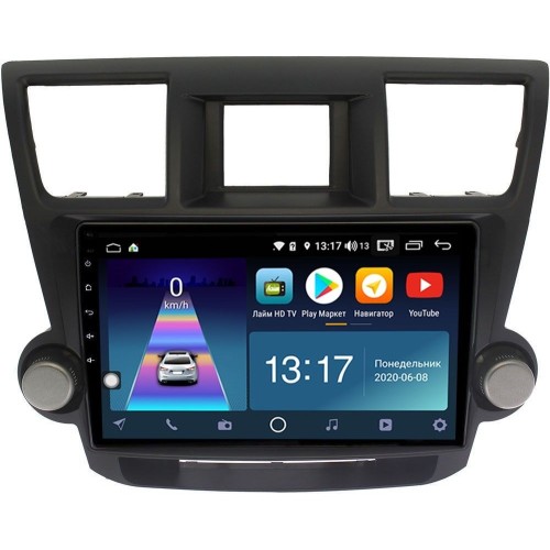 Штатная магнитола DayStar DS-7194ZM с DSP + 4G SIM + 6/128GB для Toyota Highlander 2009-2014 на Android 10.0