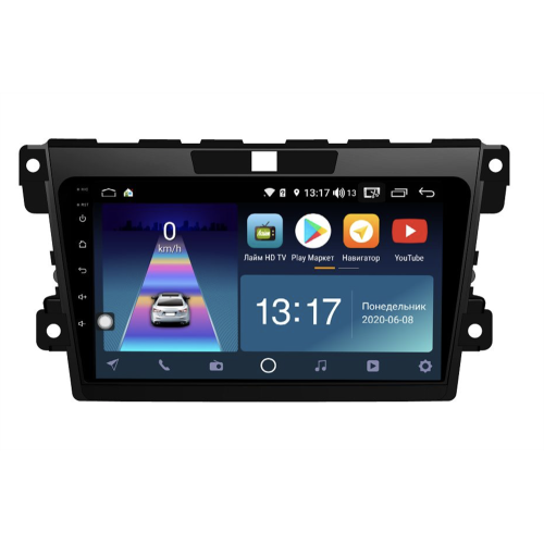 Штатная магнитола DayStar DS-7230ZM с DSP + 4G SIM + 6/128GB для Mazda CX-7 I 2006-2012 на Android 10.0
