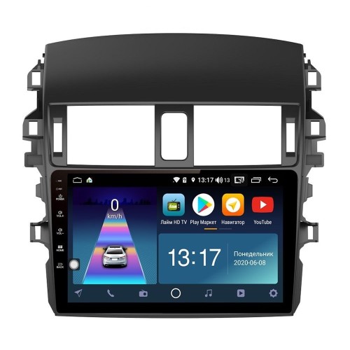 Штатная магнитола DayStar DS-8003ZM с DSP + 4G SIM + 6/128GB для Toyota Corolla 2007-2012 на Android 10.0