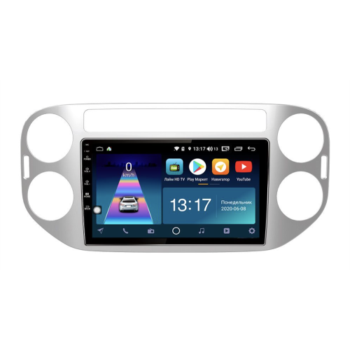 Штатная магнитола DayStar DS-8008ZM с DSP + 4G SIM + 6/128GB для Volkswagen Tiguan 2011-2016 на Android 10.0