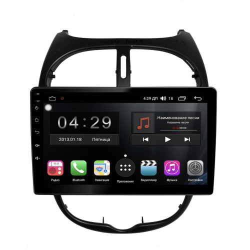Магнитола Farcar RG778R (S300) для Peugeot 206 1998-2012 на Android 9.0