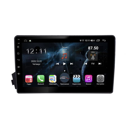 Магнитола Farcar H158R (S400) для Ssang Yong Kyron 2005-2015 на Android 10.0