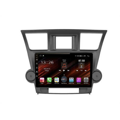 Магнитола Farcar XH035R (S400) (6/128ГБ) для Toyota Highlander (U40) 2007-2013 на Android 10.0