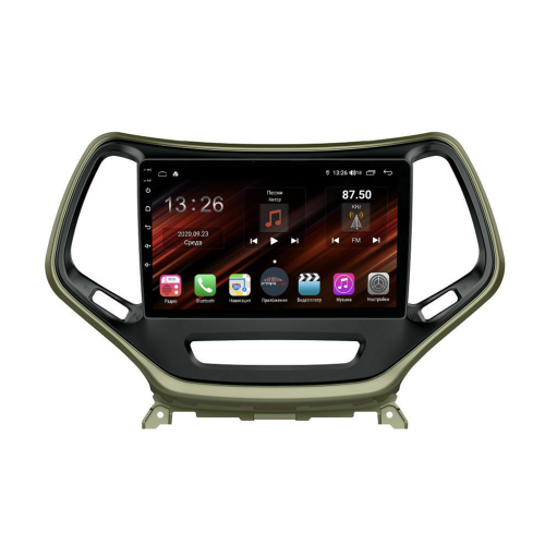 Магнитола Farcar XH608R (S400) (6/128ГБ) для Jeep Cherokee IV (WK2) 2013-2017 на Android 10.0