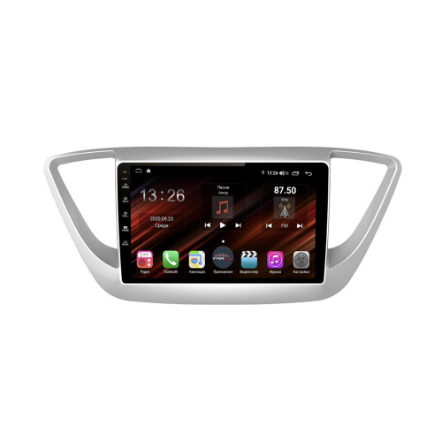 Магнитола Farcar XH766R (S400) (6/128ГБ) для Hyundai Solaris II 2017-2020 на Android 10.0