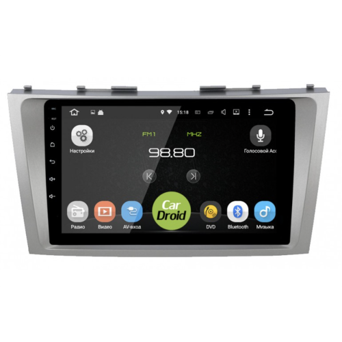 Штатная магнитола Roximo CarDroid RD-1108F-Y для Toyota Camry V40 2006-2011 со штатным усилителем (Android 10.0) DSP