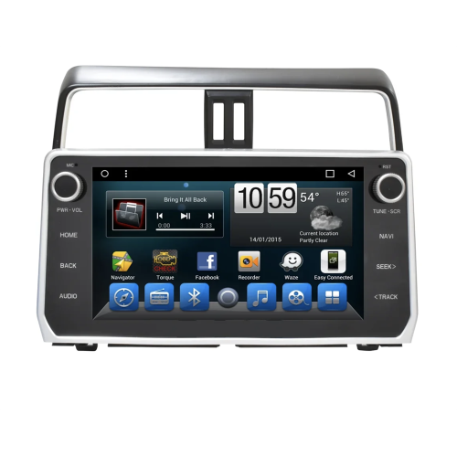 Штатная магнитола CarMedia KR-1104-S9 для TOYOTA Land Cruiser Prado 150 2017-2020 на Android 8.1