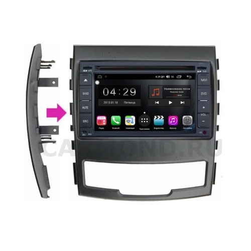 Магнитола FarCar RG001-RSY-N04 (S300) для SsangYong Actyon 2010-2013 на Android 8.1