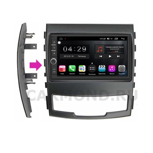 Магнитола FarCar s300 (RL839-RSY-N04) для SsangYong Actyon 2010-2013 на Android 8.1