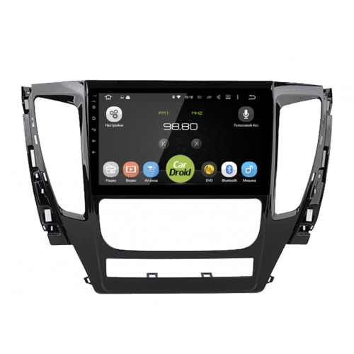 Штатная магнитола Roximo CarDroid RD-2615F для Mitsubishi Pajero Sport III 2015-2021 на Android 10.0 DSP