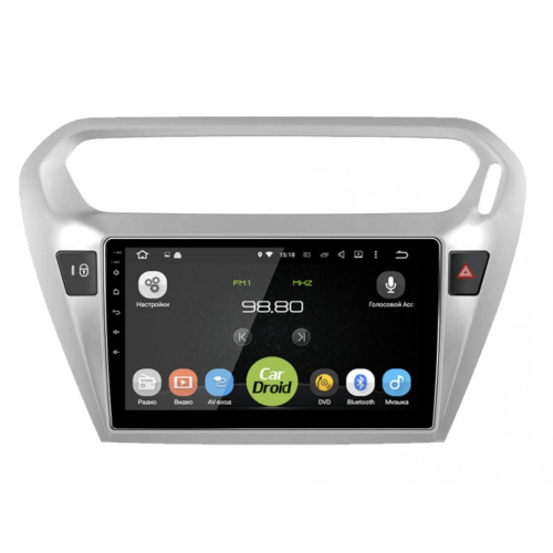 Штатная магнитола Roximo CarDroid RD-2904F для Citroen C-Elysee 2013-2022 на Android 10.0 DSP
