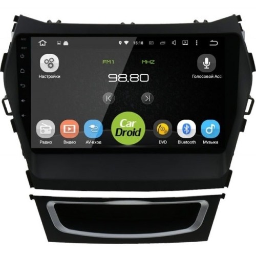 Штатная магнитола Roximo CarDroid RD-2019F-N17 для Hyundai Santa Fe III 2012-2019 (Android 10.0) DSP,с навигацией