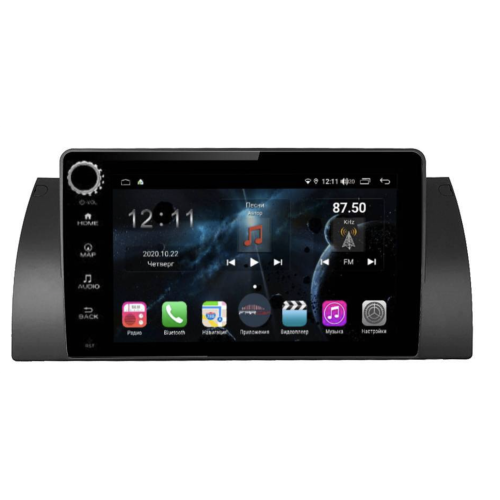 Штатная магнитола Farcar H395/707RB (S400) SIM-4G с DSP для BMW 5 (E39), X5 (E53), 7 (E38) 1995-2006 на Android 10.0