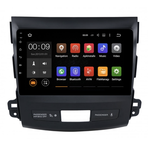 Штатная магнитола Roximo 4G RX-2606 для Mitsubishi Outlander XL 2006-2012 (Android 12.0)