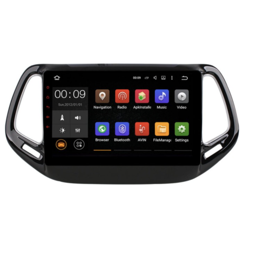 Штатная магнитола Roximo 4G RX-2204 для Jeep Compass II 2017-2024 на Android 12.0
