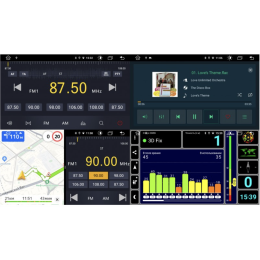 Штатная магнитола Roximo 4G RX-1201 для Nissan 2DIN (Android 12.0)