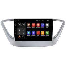 Штатная магнитола Roximo 4G RX-2011-N17 для Hyundai Solaris II 2017-2020 (Android 12.0) Комплектация с оригинальной навигацией