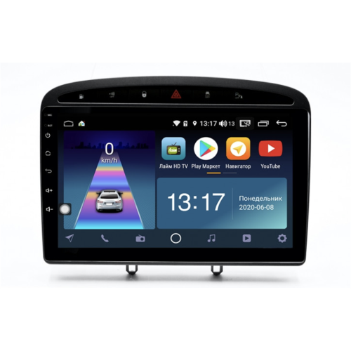 Штатная магнитола DayStar DS-7115ZM с DSP + 4G SIM + 6/128GB для Peugeot 308 I, 408 2007-2017 на Android 10.0