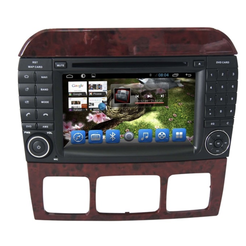 Штатная магнитола CarMedia KR-7105-T8 Mercedes Benz S-class (W220) 1998-2005 на Android 9.0