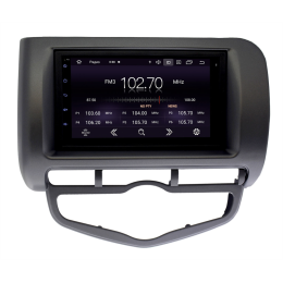 Штатная магнитола Honda Fit I 2001-2007 (правый руль, с кондиционером) Wide Media MT7116PK-2/16 DSP 3G-SIM Android 9.0 сероголубая