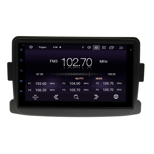 Магнитола в штатное место Renault Duster, Kaptur 2011-2020 Wide Media MT7104PK-2/16 без рул. управления