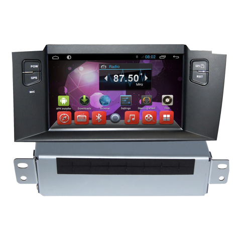 Штатная магнитола CarMedia КR-7056-S9 для Citroen C4 II, DS4 2010-2017 на Android 8.1