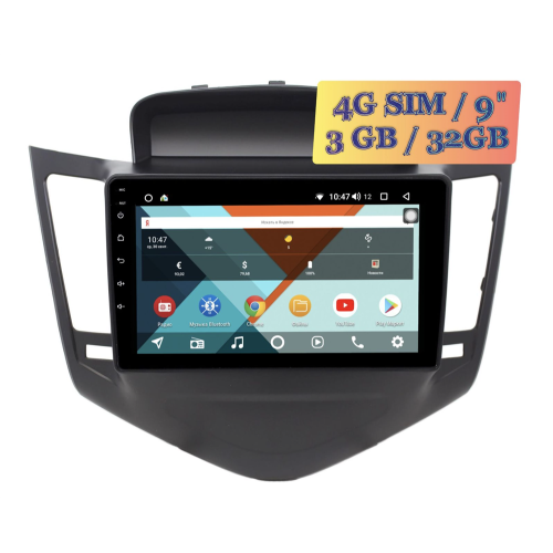 Штатная магнитола Chevrolet Cruze I 2009 - 2012 Wide Media KS9010QR-3/32 на Android 10.0