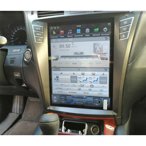 Магнитола Тесла CarMedia ZF-1303L-DSP Tesla-Style для Lexus LS 460 2006-2009 (на комплектации с 2-мя большими кнопками) на Android 9.0