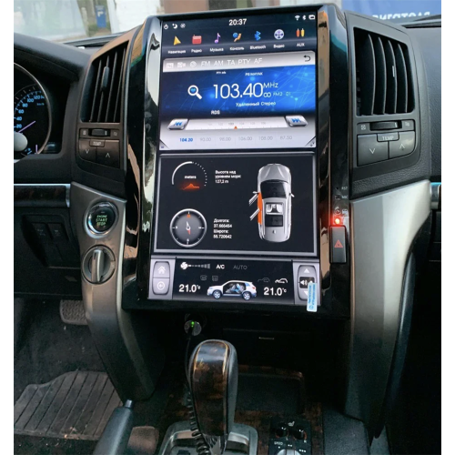 Магнитола Тесла CarMedia ZF-1816H-DSP Tesla-Style для Toyota Land Cruiser 200 2007-2015 на Android 9.0
