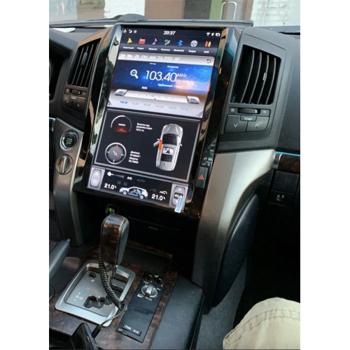 Магнитола Тесла CarMedia ZF-1806L-DSP Tesla-Style для Toyota LC 200 2007-2015 на Android 9.0