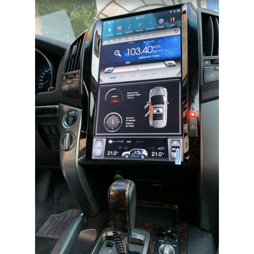 Магнитола Тесла CarMedia ZF-1806L-DSP Tesla-Style для Toyota LC 200 2007-2015 на Android 9.0