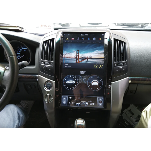 Магнитола Тесла CarMedia ZF-1806L-DSP Tesla-Style для Toyota LC 200 2007-2015 на Android 9.0