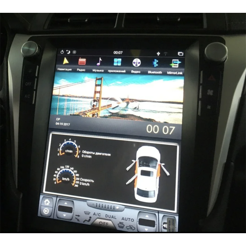 Магнитола Тесла CarMedia ZF-1206-DSP Tesla-Style для Toyota Camry 11.2011+ (V50, V55) на Android 9.0