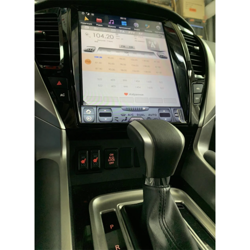 Магнитола Тесла CarMedia ZF-1236-DSP Tesla-Style для Mitsubishi Pajero Sport III 2015-2021 на Android 9.0