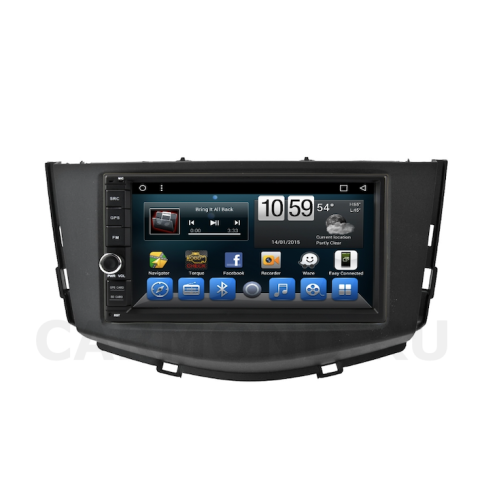Штатная магнитола CarMedia (KR-7141-RLF-N01) для Lifan X60 2012-2016 на Android 9.0