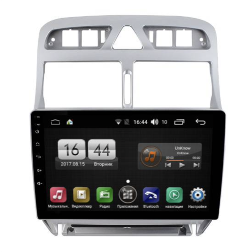 Магнитола FARCAR LX017R (S195) для Peugeot 307 I 2001-2008 на Android 8.1