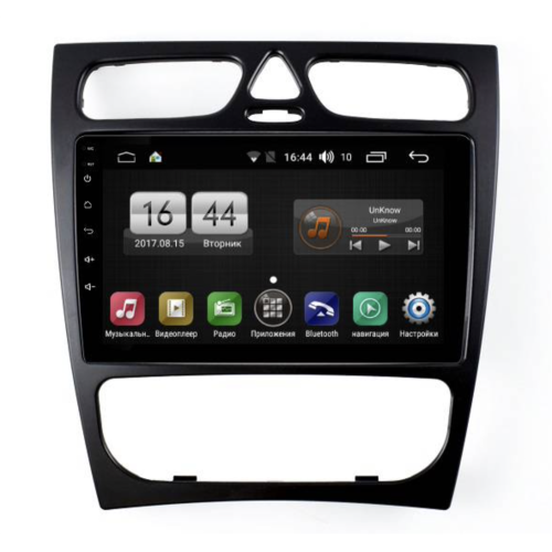 Магнитола FARCAR LX1264R (S195) для Mercedes Benz C-class (W203) 2000-2004 на Android 8.1