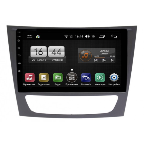 Магнитола FARCAR LX1260R (S195) для Mercedes E-klasse (W211) 2002-2009 на Android 8.1