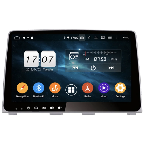Штатная магнитола CarMedia KD-9637-P5-4G для Hyundai Sonata VII (LF) 2017-2019 на Android 10.0