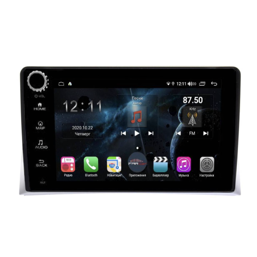 Магнитола Farcar H042-MRB (S400) SIM-4G с DSP для Volkswagen Multivan T5 2009-2015 на Android 10.0 c кнопками